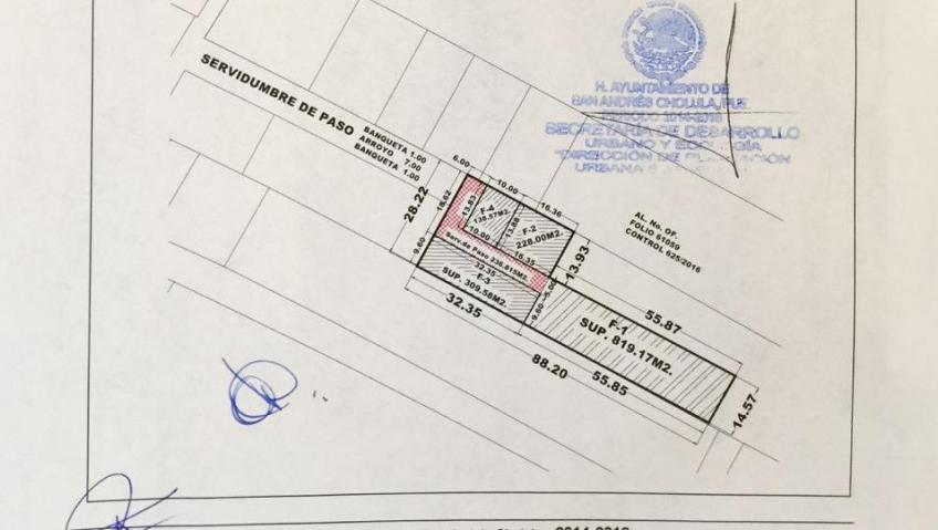 Terreno en Venta, TERRENOS EN VENTA SAN ANDRÉS CHOLULA.  | Se encuentra ubicado en SAN ANDRÉS CHOLULA, PUEBLA | 
