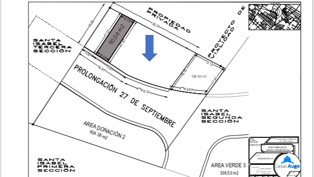 Terreno en Renta, 11 SUR SANTA ISABEL Y BOULEVARD  DE LAS  CARMELITAS +.    | Se encuentra ubicado en 11 sur y boulevard de las carmelitas, Puebla | 